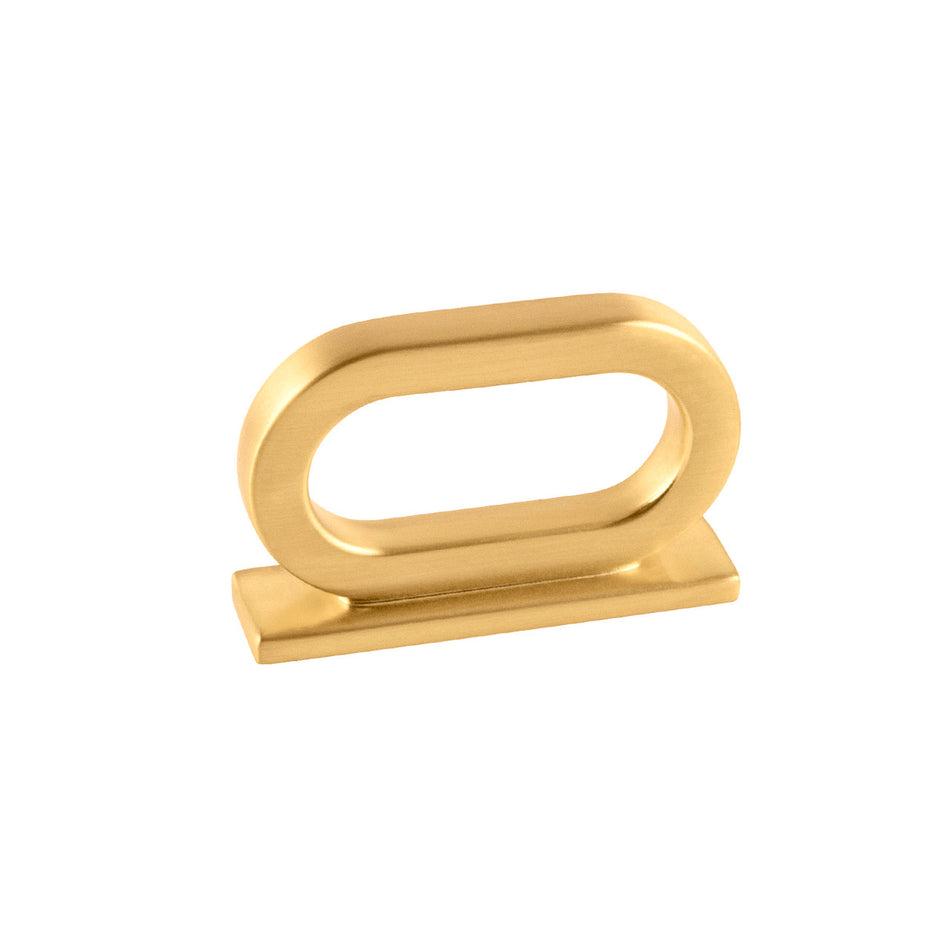 Belwith B078784BGB: 1" cc Corsa Cabinet Pull - Brushed Golden Brass