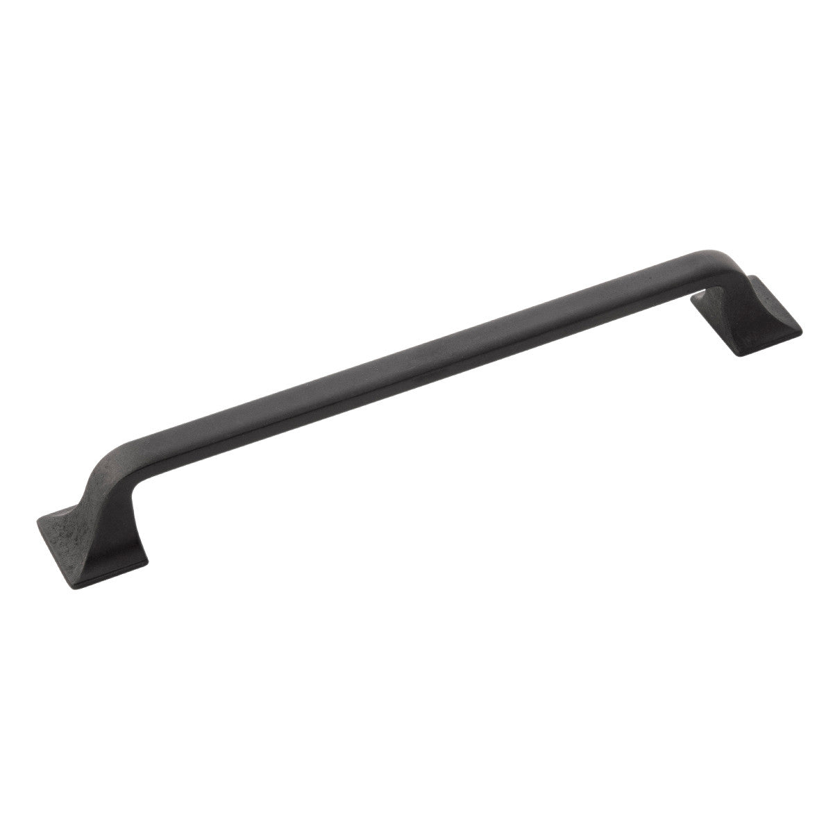 Hickory H076704-BI: 192mm cc Forge Cabinet Pull - Black Iron