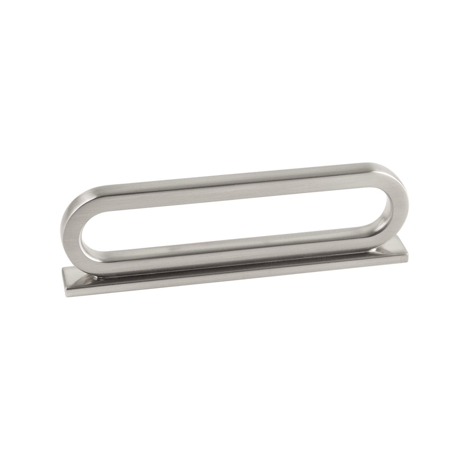 Belwith B078785SN: 3" & 96mm cc Corsa Cabinet Pull - Satin Nickel