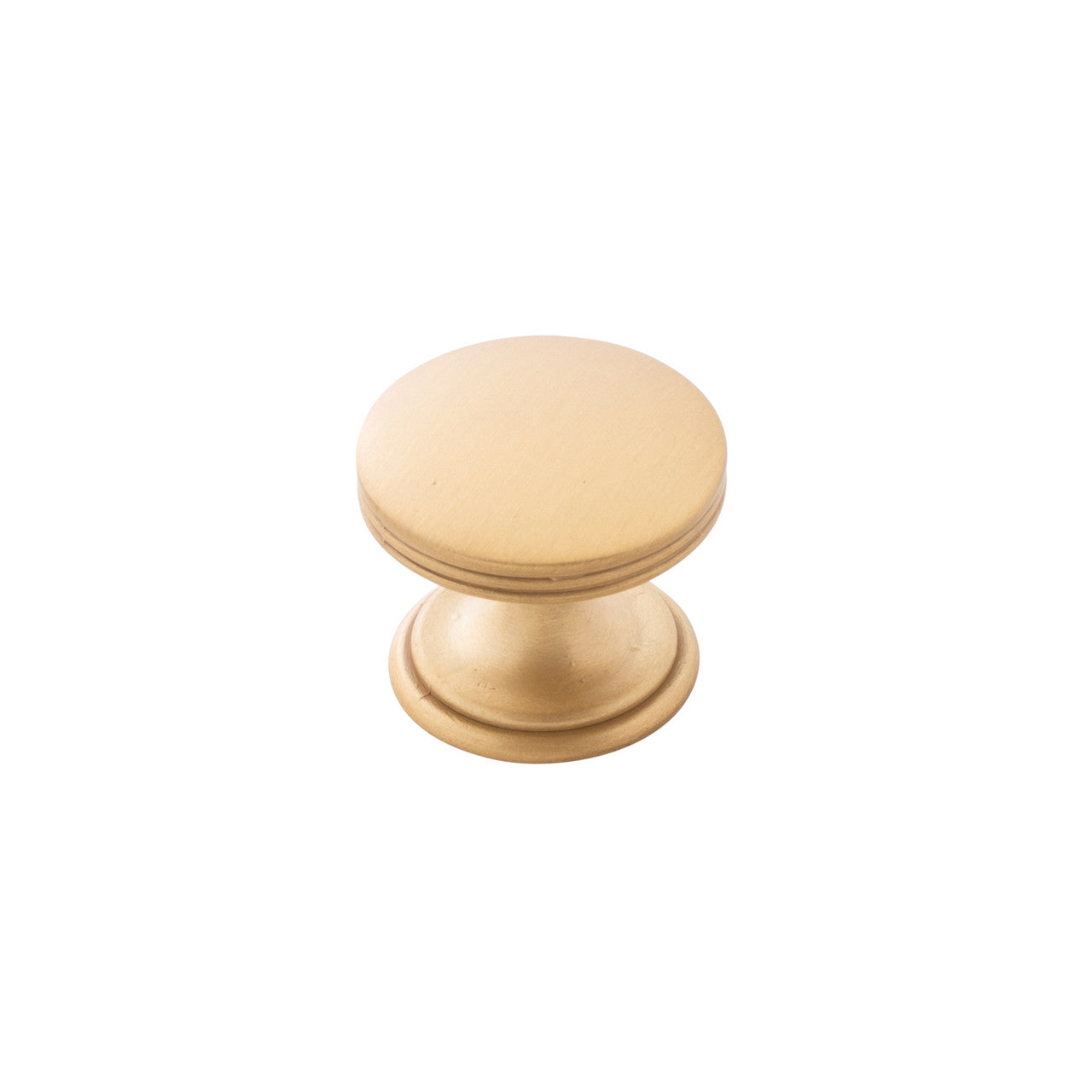 Hickory P2142-BGB: 1-3/8" American Diner Cabinet Knob - Brushed Golden Brass