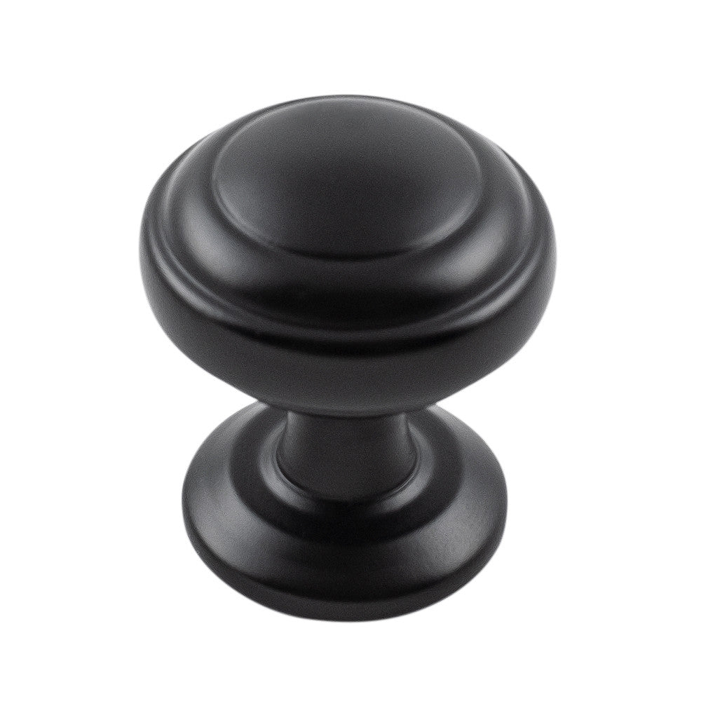 Hickory P2286-MB: 1" Zephyr Cabinet Knob - Matte Black