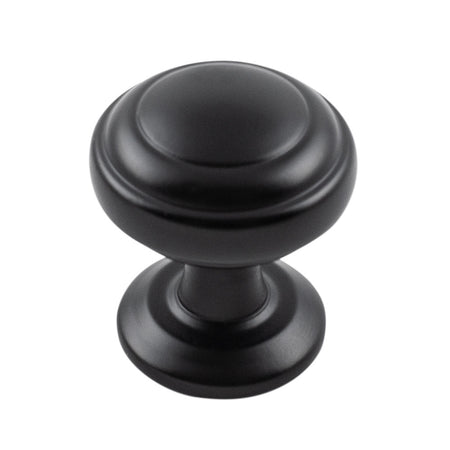 Hickory P2286-MB: 1" Zephyr Cabinet Knob - Matte Black