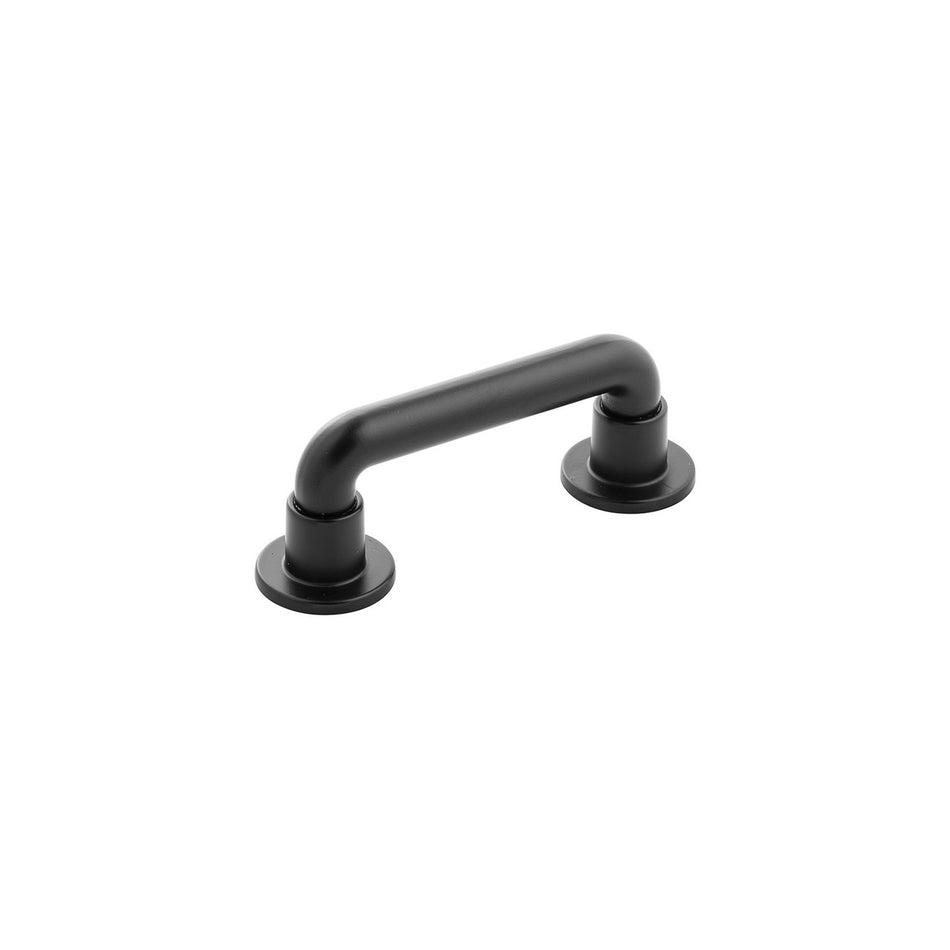 Belwith B077946MB: 3" cc Urbane Cabinet Pull - Matte Black