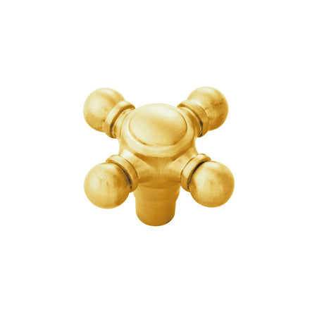 Belwith B075061-BGB: 1-11/16" Fuller Cabinet Knob - Brushed Golden Brass