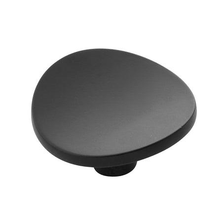 Belwith B076526-MB: 1-3/4" Vale Cabinet Knob - Matte Black