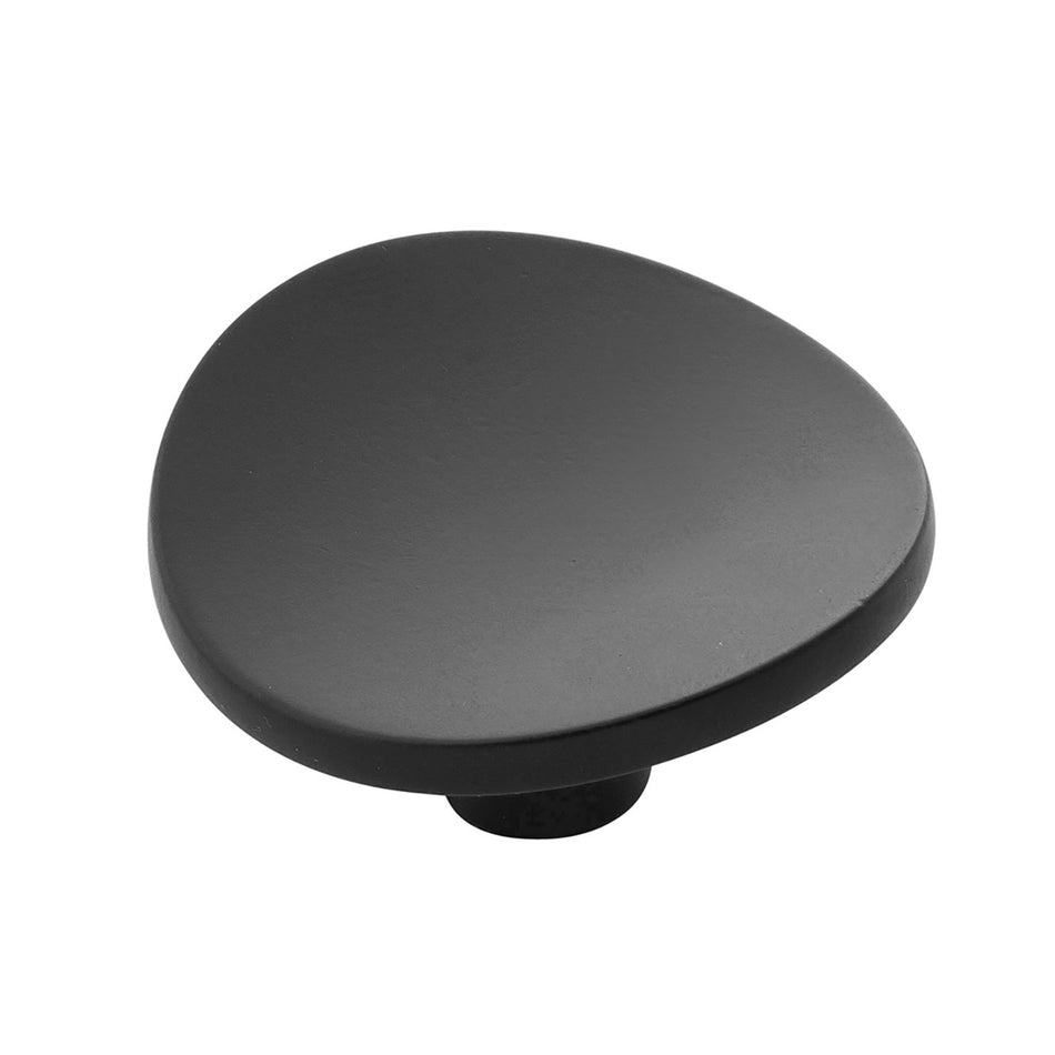 Belwith B076526-MB: 1-3/4" Vale Cabinet Knob - Matte Black