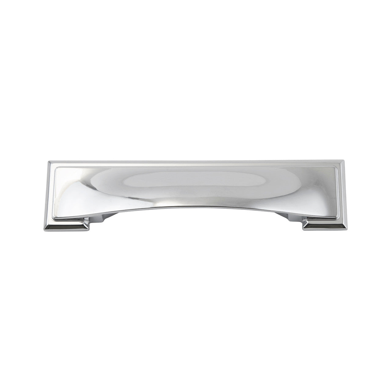 Hickory H078775CH: 3", 96mm &128mm cc Dover Cup Cabinet Pull - Polished Chrome
