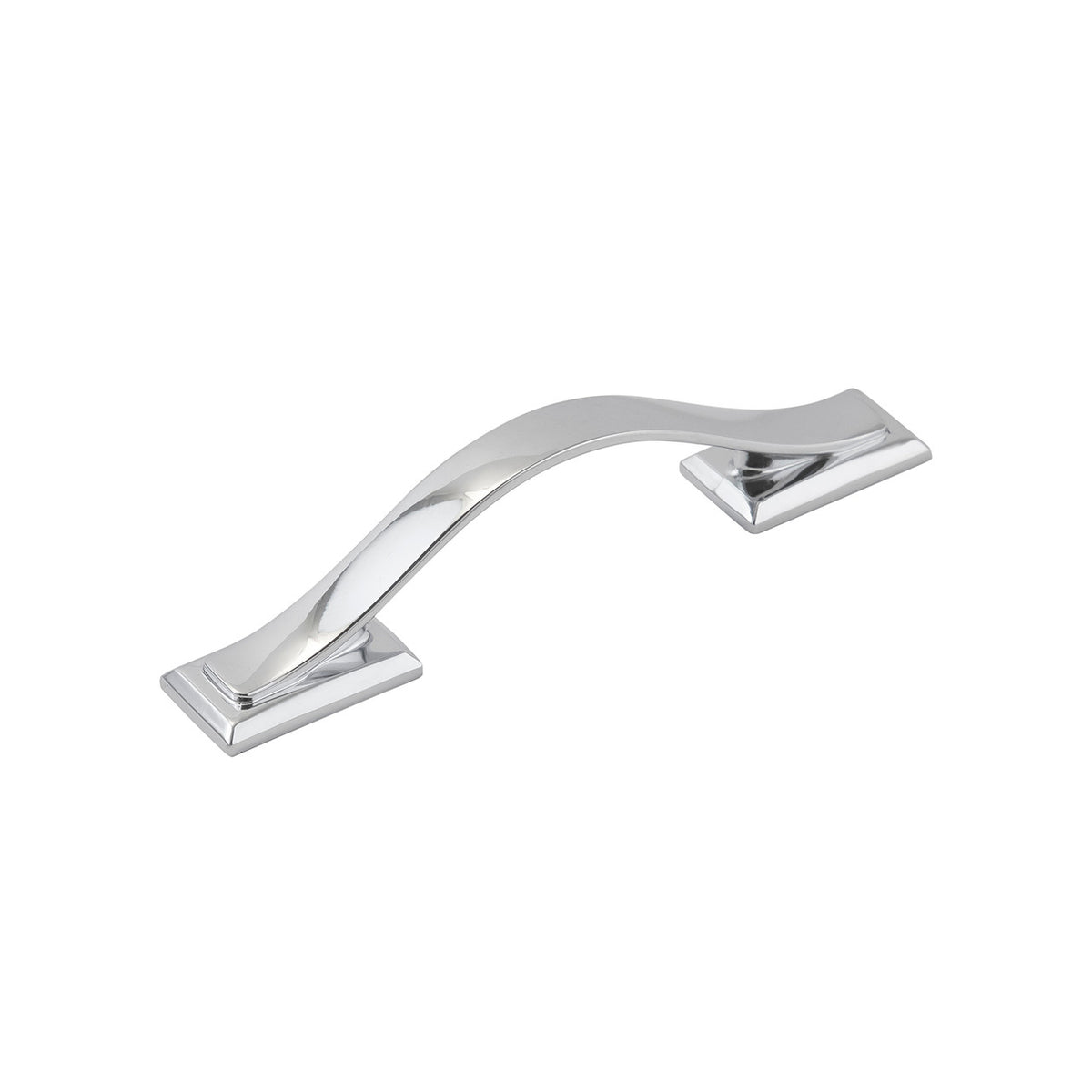 Hickory H078770CH: 3" cc Dover Arch Cabinet Pull - Polished Chrome