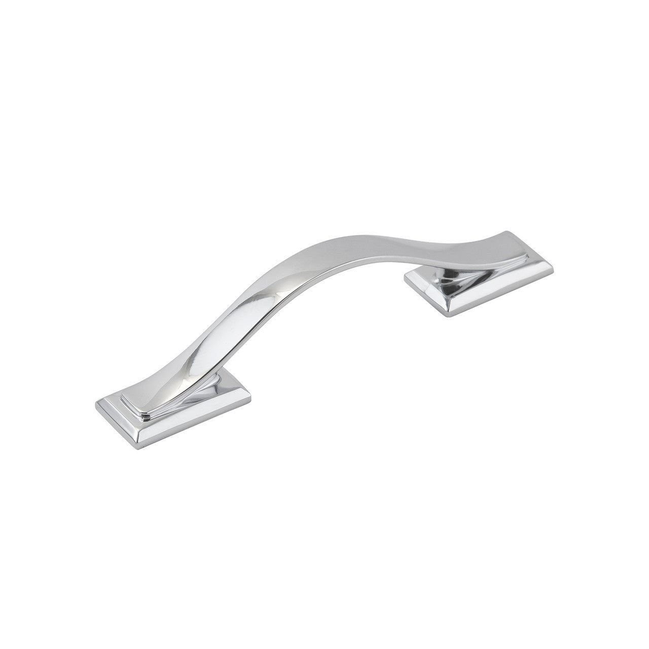Hickory H078770CH: 3" cc Dover Arch Cabinet Pull - Polished Chrome