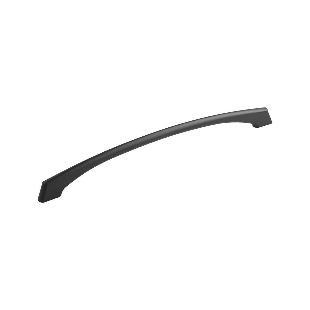 Hickory P3374-MB: 12" cc Greenwich Arch Cabinet Pull - Matte Black