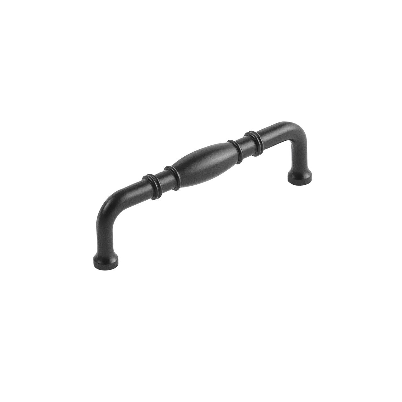 Hickory P3051-MB: 96mm cc Williamsburg Cabinet Pull - Matte Black