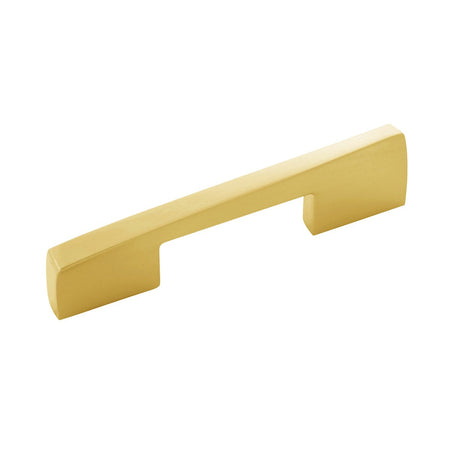 Belwith B076719-BGB: 3" & 96mm cc Flex Cabinet Pull - Brushed Golden Brass
