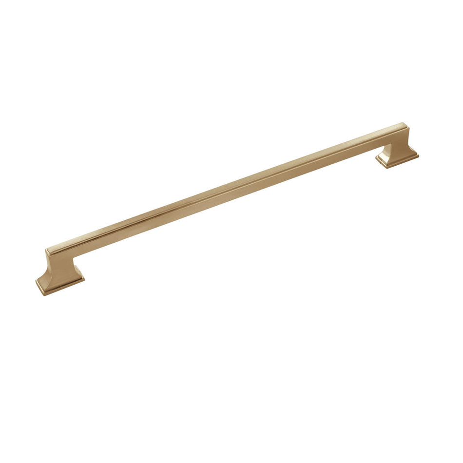 Belwith B077465-CBZ: 12" cc Brownstone Cabinet Pull - Champagne Bronze