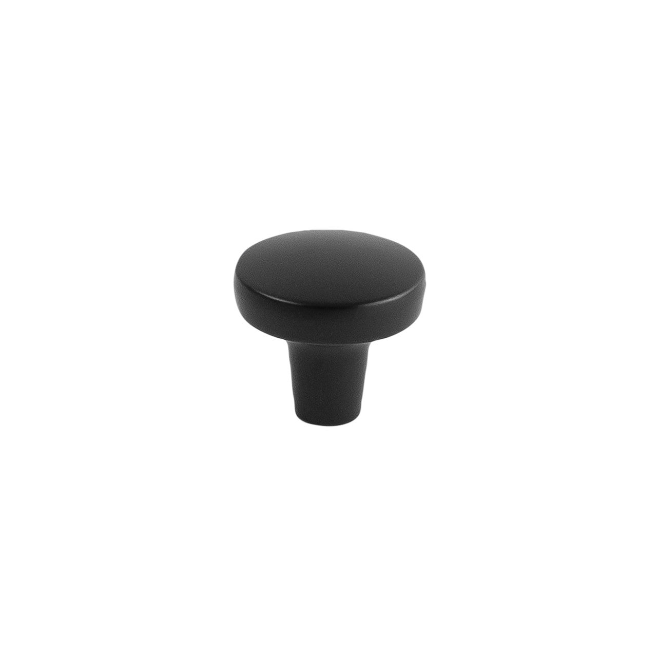 Belwith B077045-MB: 1-5/16" Emerge Cabinet Knob - Matte Black