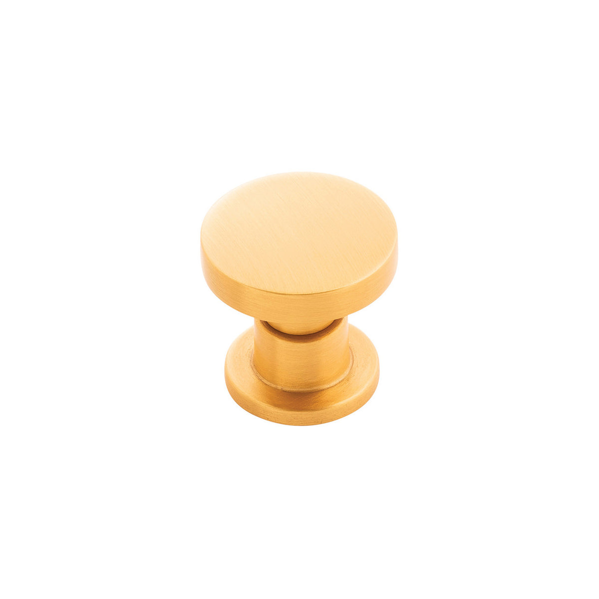 Belwith B077944BGB: 1-1/4" Urbane Cabinet Knob - Brushed Golden Brass