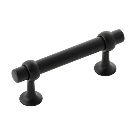 Belwith B077522-MB: 3" cc Ostia Cabinet Pull - Matte Black