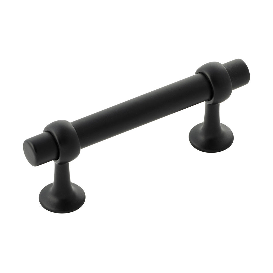 Belwith B077522-MB: 3" cc Ostia Cabinet Pull - Matte Black