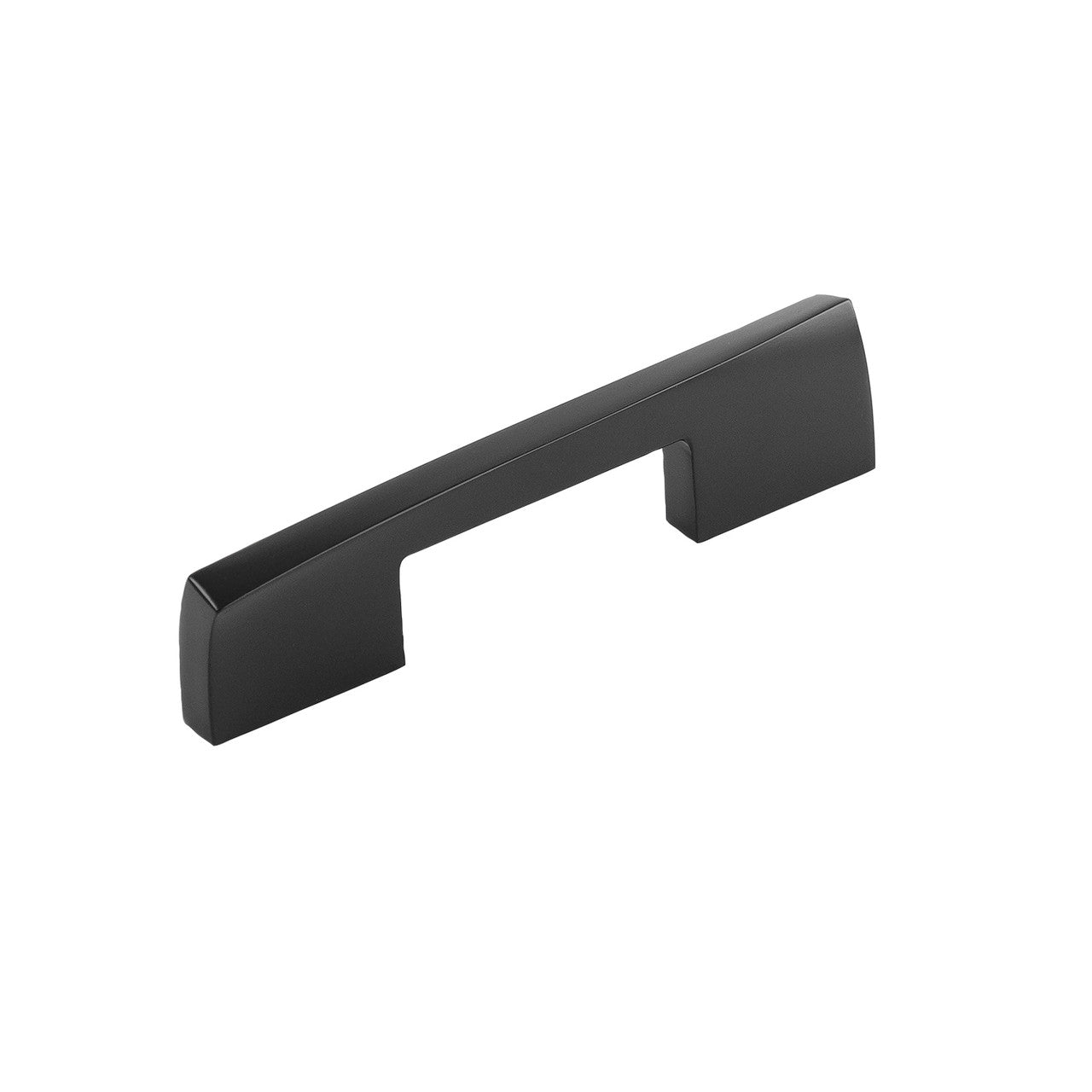 Belwith B076719-MB: 3" & 96mm cc Flex Cabinet Pull - Matte Black