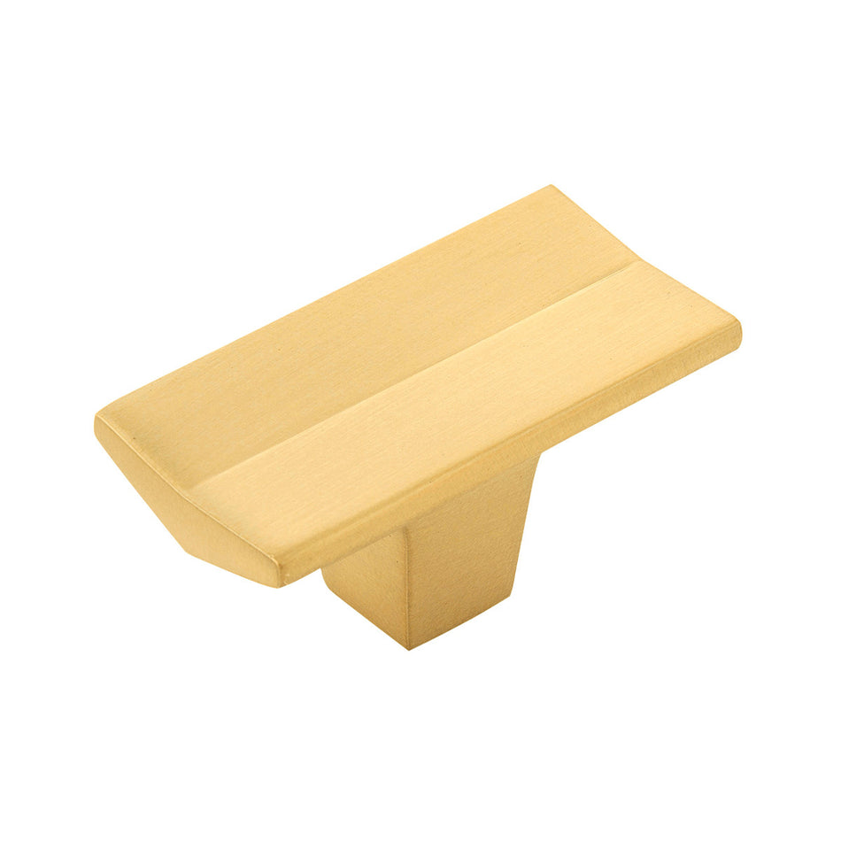 Belwith B076087-BGB: 2" Avenue Cabinet Knob - Brushed Golden Brass