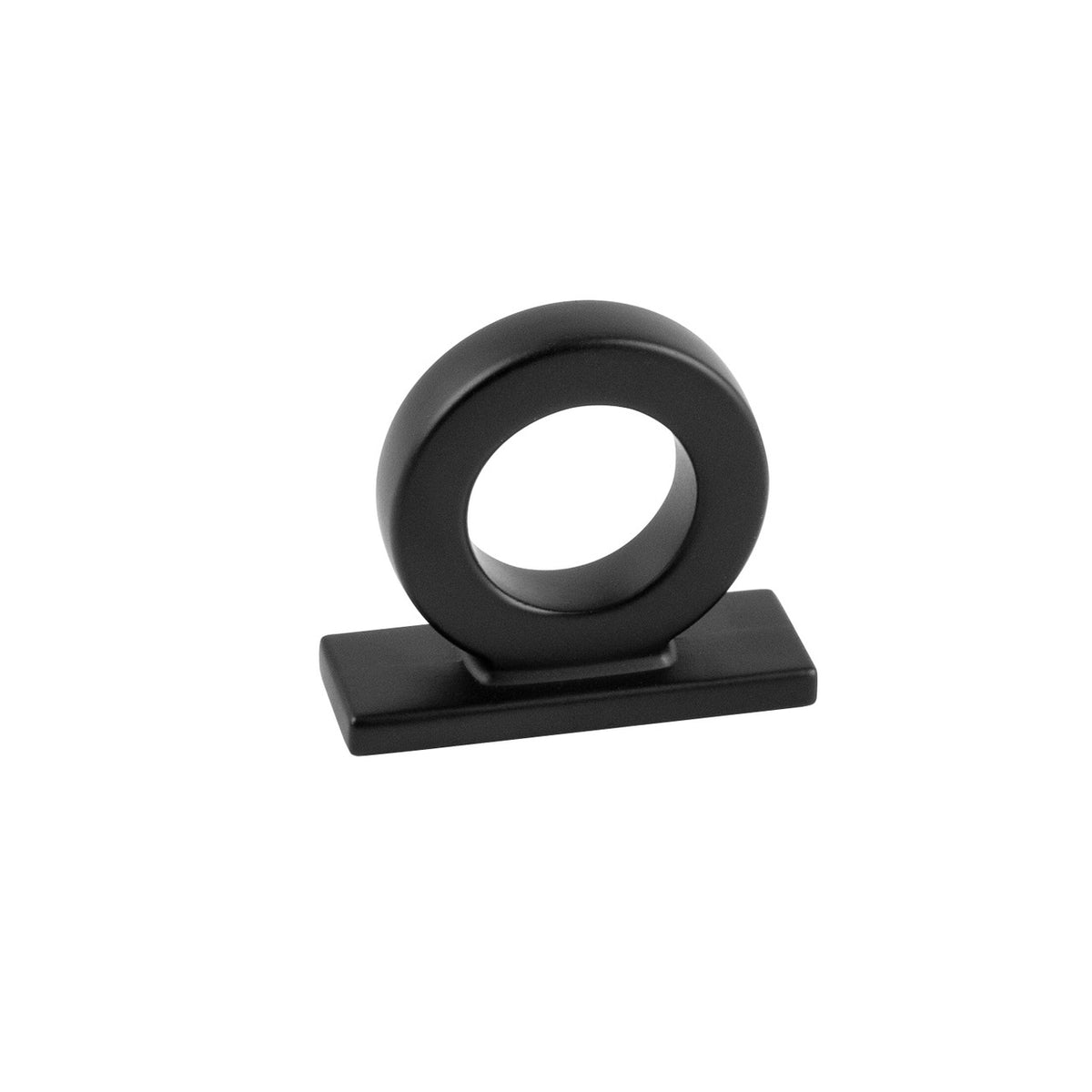 Belwith B078787MB: 1-3/4" Corsa Ring Cabinet Knob - Matte Black