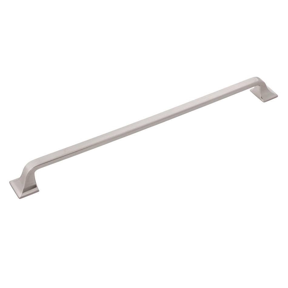 Hickory H076706-SN: 12" cc Forge Cabinet Pull - Satin Nickel