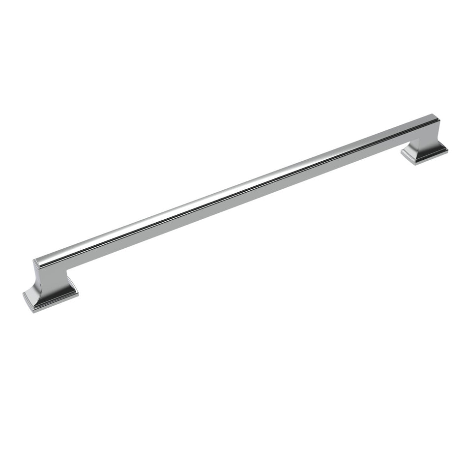 Belwith B078831-CH: 18" cc Brownstone Appliance Pull - Chrome