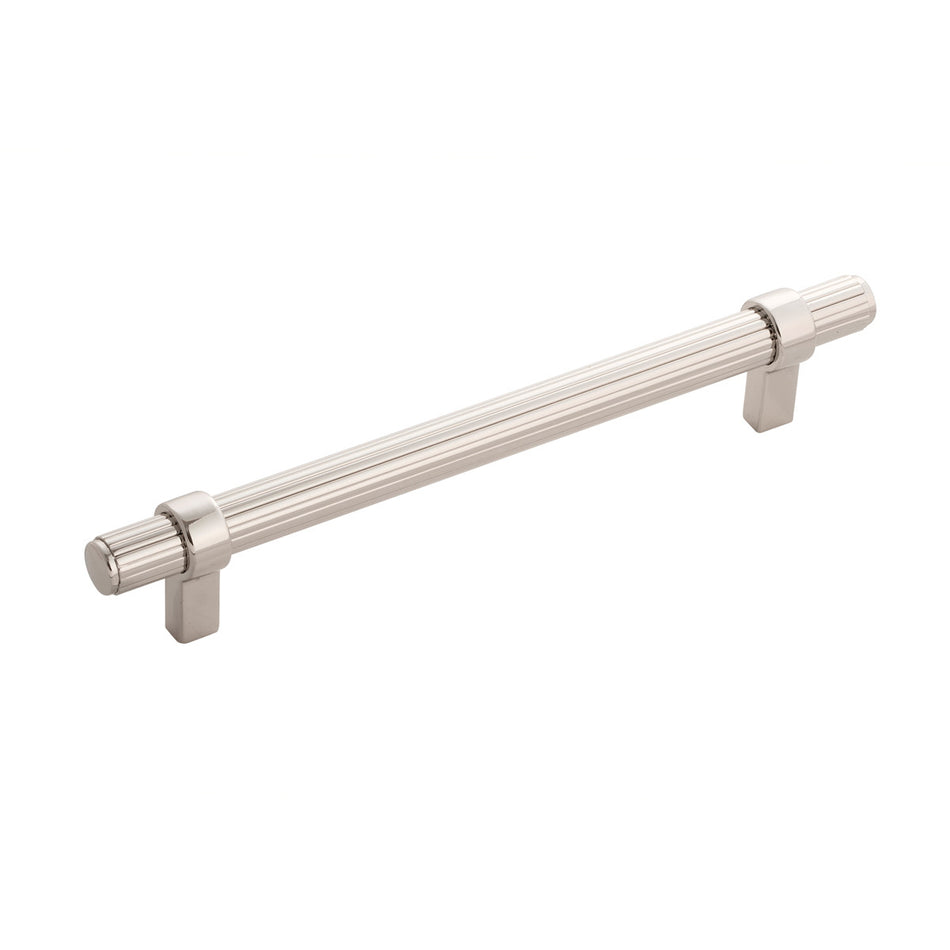 Belwith B077051-14: 160mm cc Sinclaire Cabinet Pull - Polished Nickel