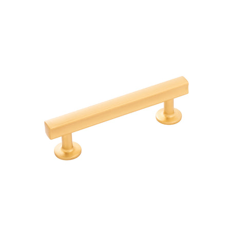 Hickory H077881BGB: 96mm cc Woodward Cabinet Pull - Brushed Golden Brass