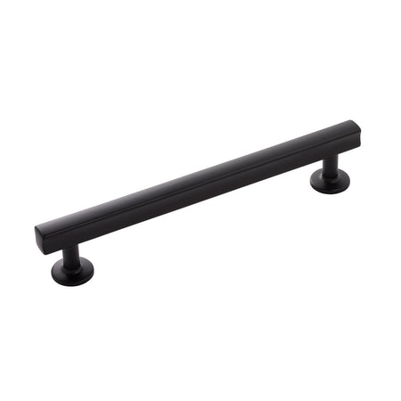 Hickory H077883MB: 160mm cc Woodward Cabinet Pull - Matte Black