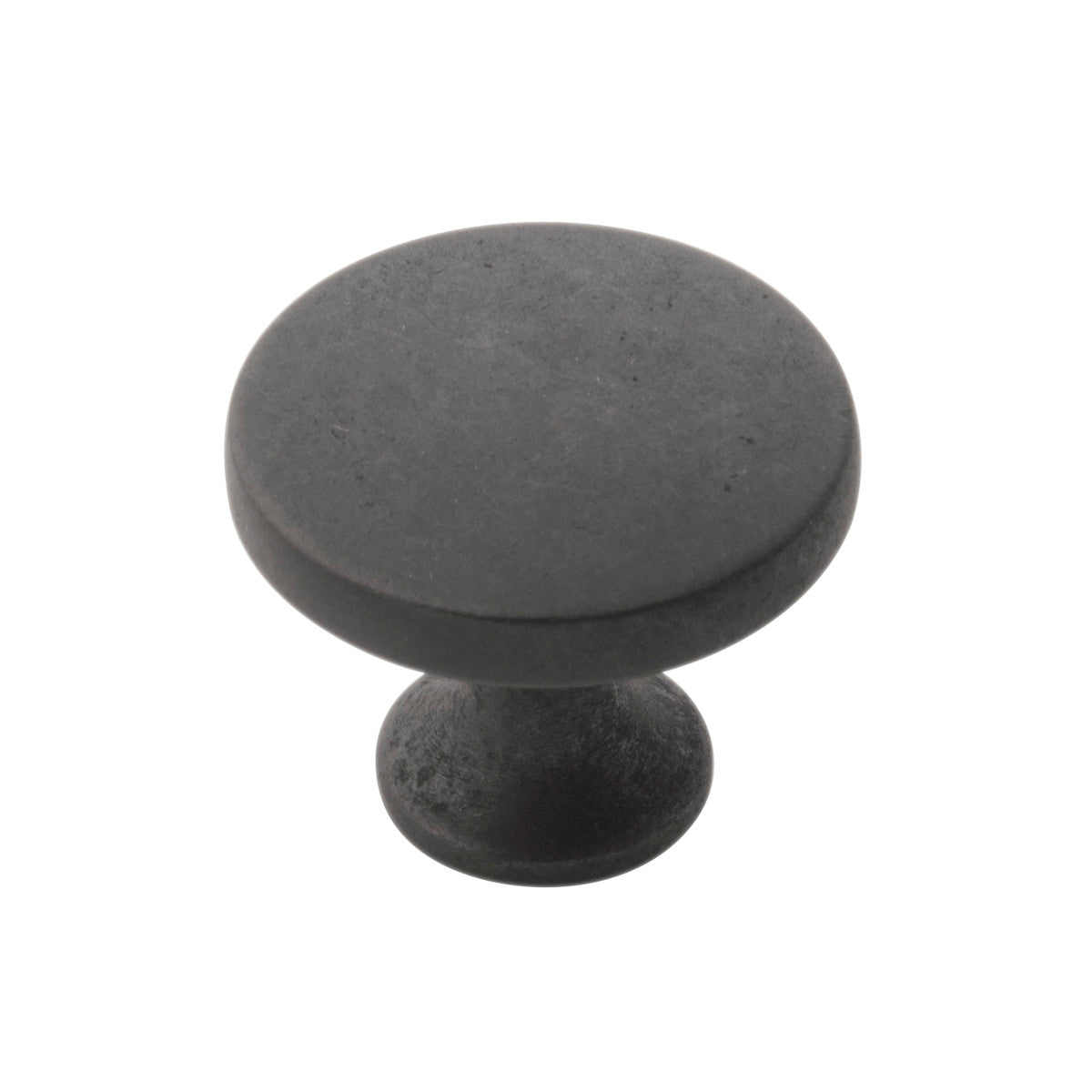 Hickory H076698-BI: 1-3/8" Forge Cabinet Knob - Black Iron