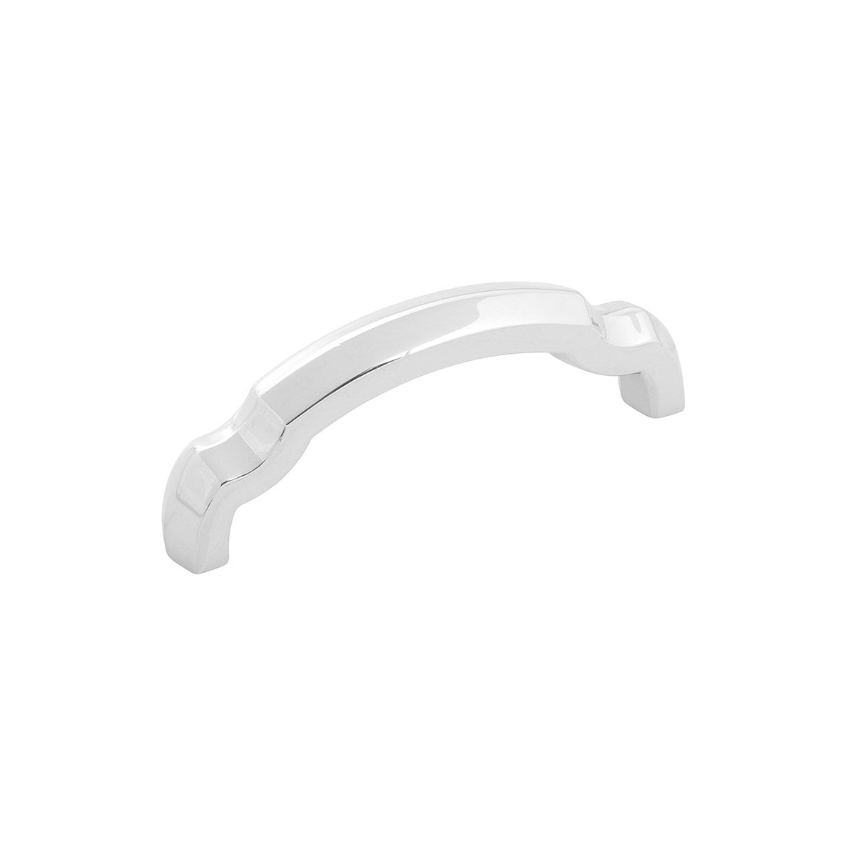 Hickory H077862CH: 3" cc Veranda Arch Cabinet Pull - Polished Chrome