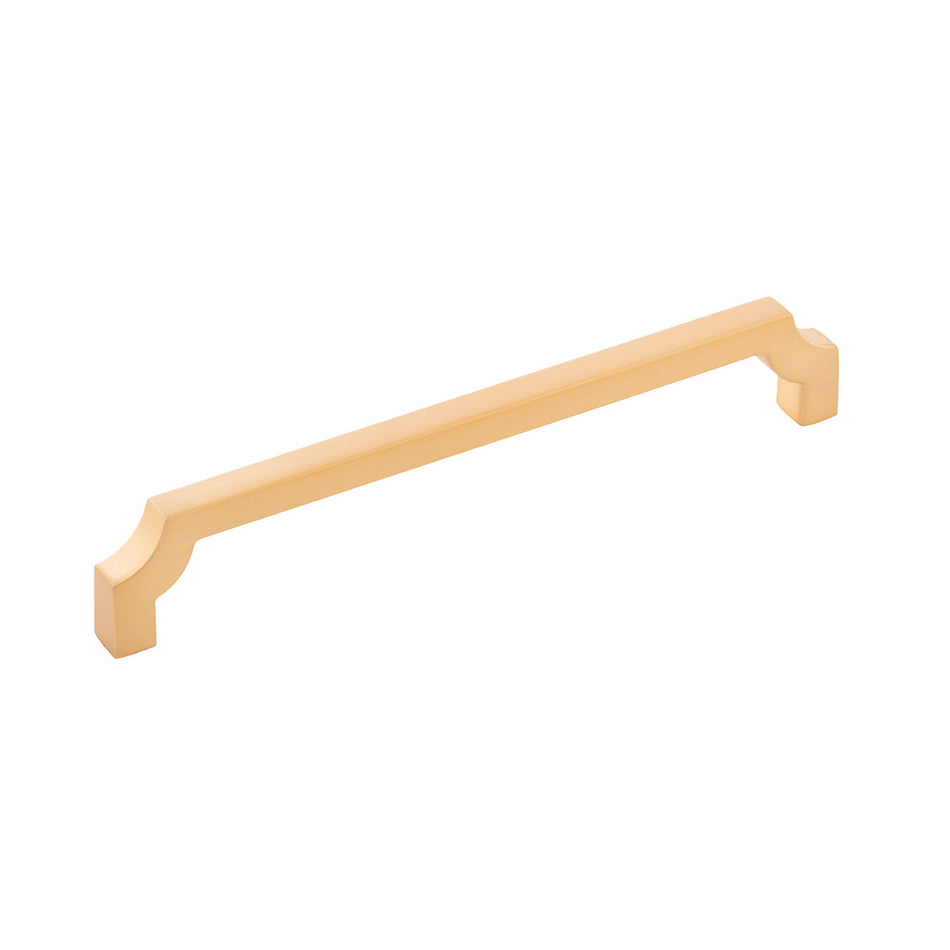 Belwith B076643-BGB: 160mm cc Monarch Cabinet Pull - Brushed Golden Brass