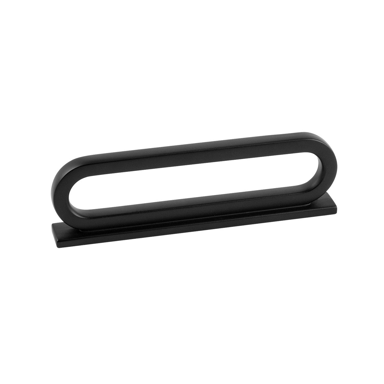 Belwith B078785MB: 3" & 96mm cc Corsa Cabinet Pull - Matte Black