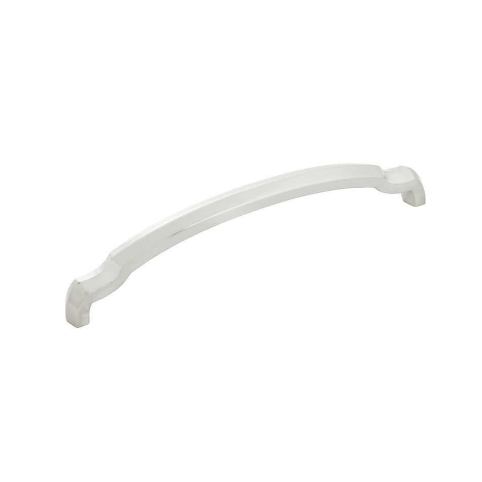 Hickory H077865SN: 160mm cc Veranda Arch Cabinet Pull - Satin Nickel