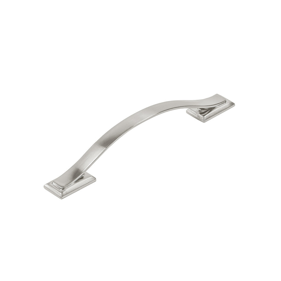Hickory H078772SN: 128mm cc Dover Arch Cabinet Pull - Satin Nickel
