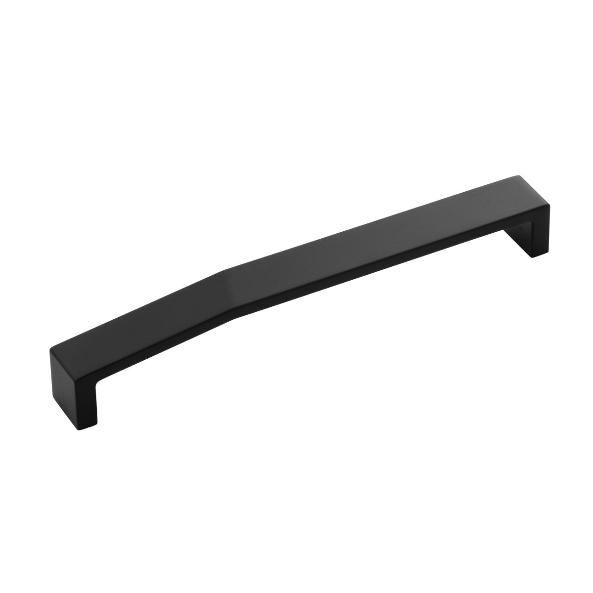 Belwith B077157-MB: 192mm cc Veer Cabinet Pull - Matte Black
