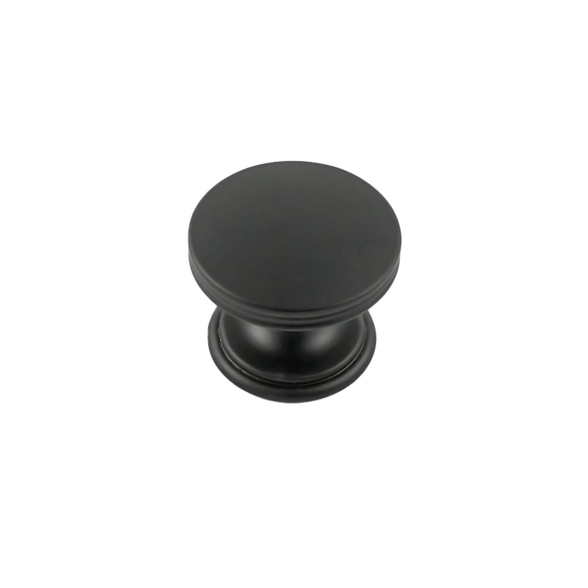 Hickory P2142-MB: 1-3/8" American Diner Cabinet Knob - Matte Black
