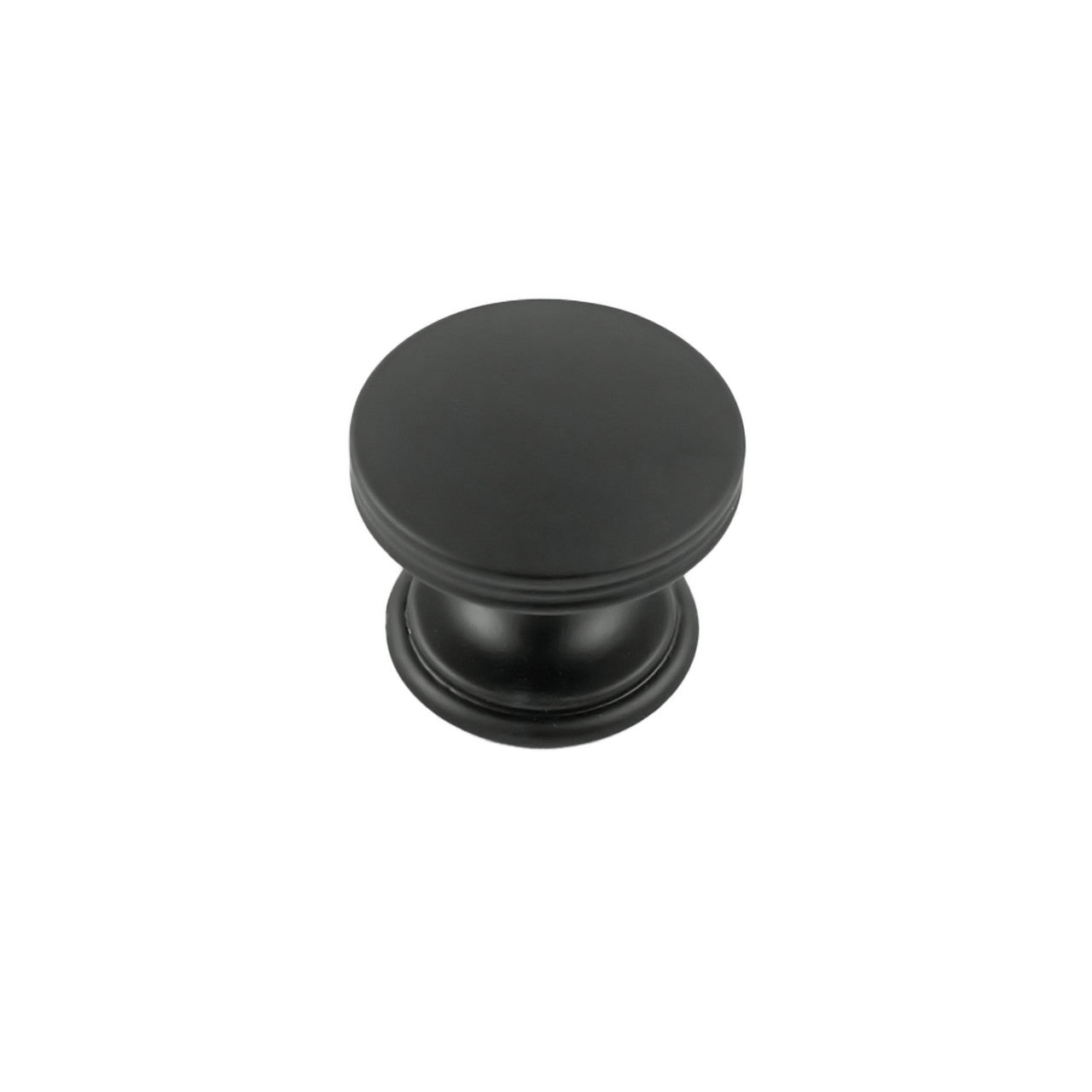 Hickory P2142-MB: 1-3/8" American Diner Cabinet Knob - Matte Black