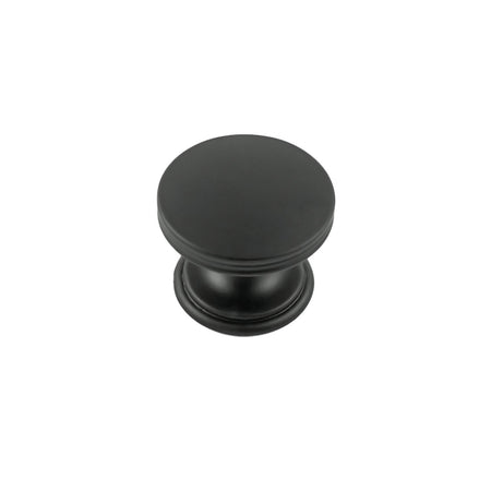 Hickory P2142-MB: 1-3/8" American Diner Cabinet Knob - Matte Black