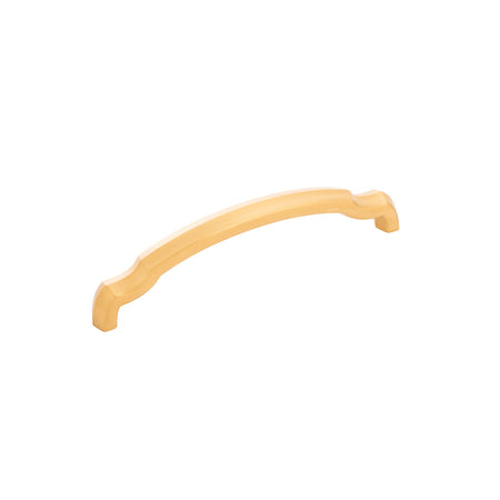 Hickory H077864BGB: 128mm cc Veranda Arch Cabinet Pull - Brushed Golden Brass