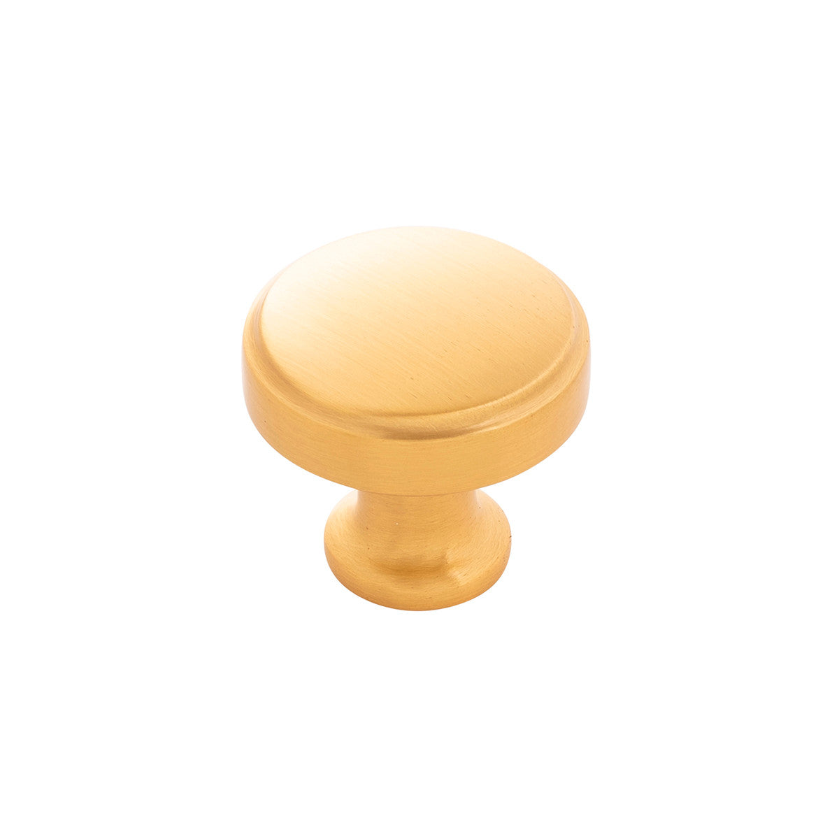 Hickory H077849BGB: 1-1/4" Piper Cabinet Knob - Brushed Golden Brass