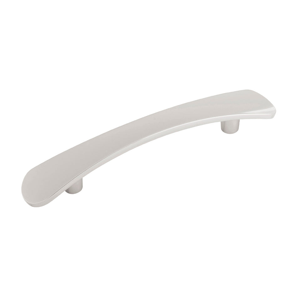 Belwith B076860-14: 96mm cc Vale Cabinet Pull - Polished Nickel
