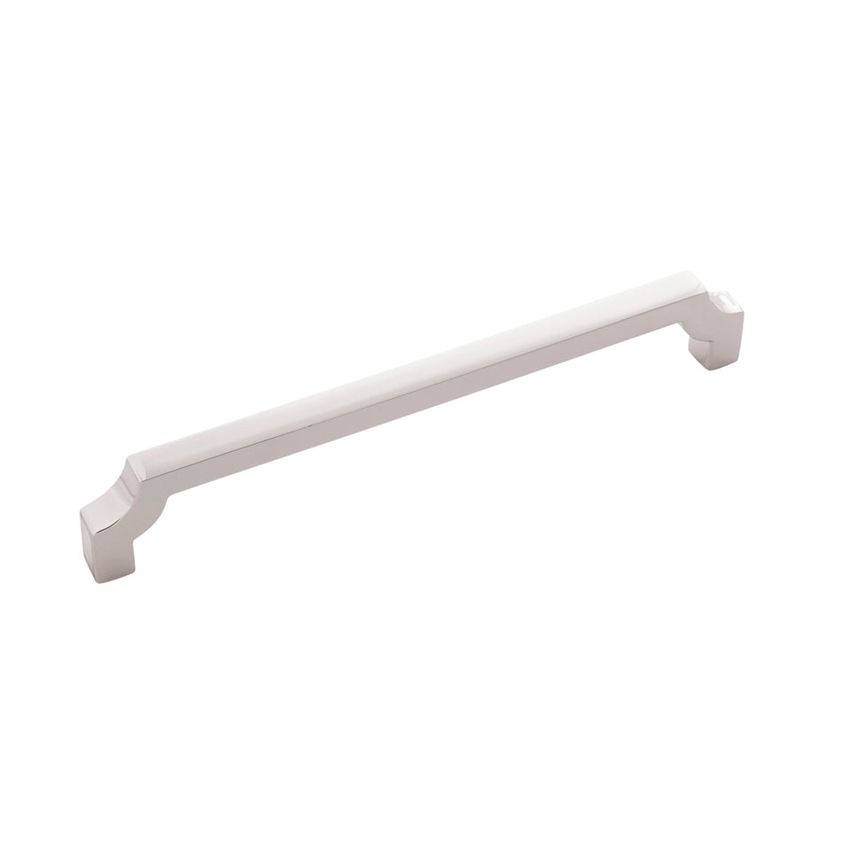 Belwith B076643-14: 160mm cc Monarch Cabinet Pull - Polished Nickel