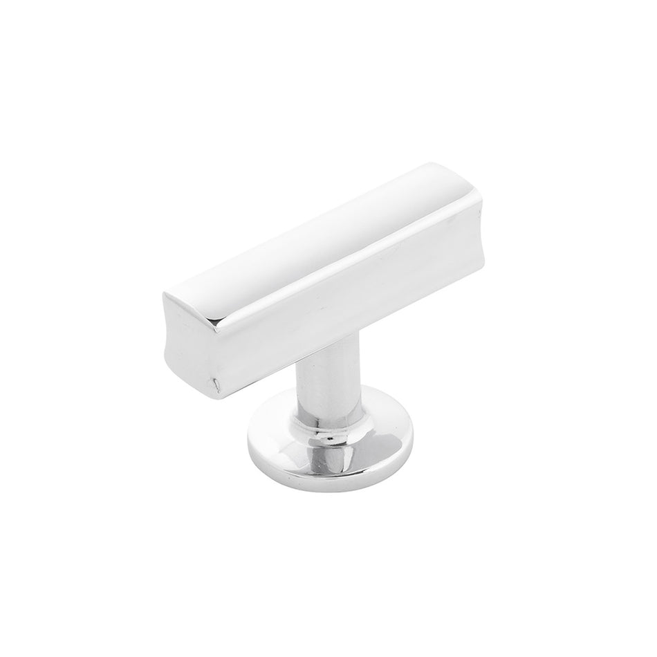 Hickory H077878CH: 1-15/16" Woodward T-Bar Cabinet Knob - Polished Chrome