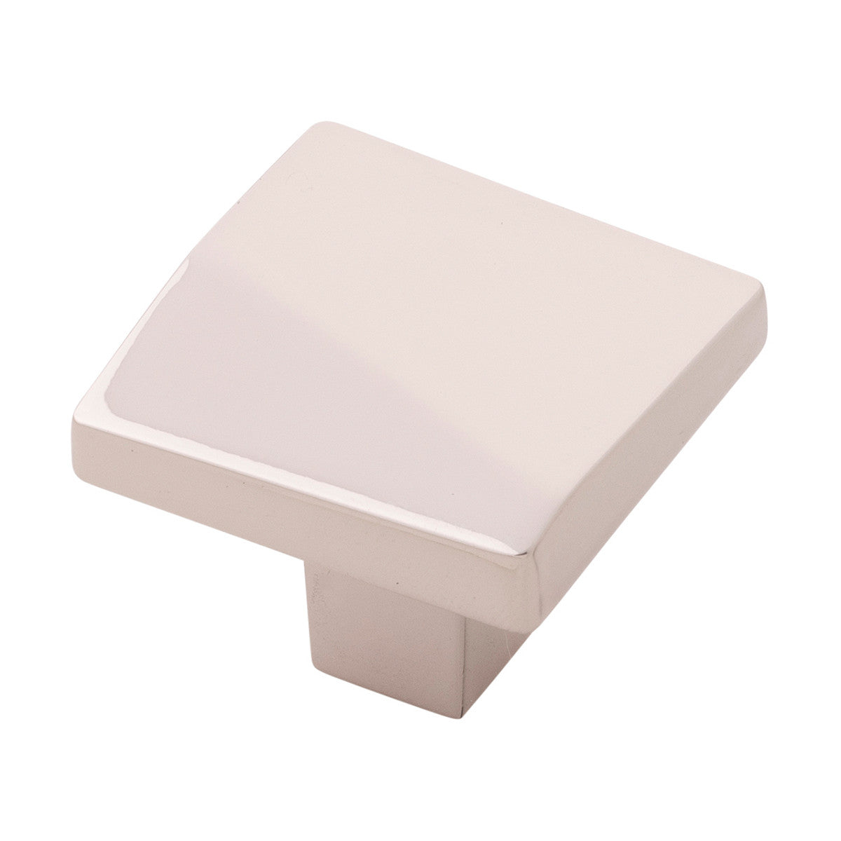 Belwith B077150-14: 1-3/8" Veer Cabinet Knob - Polished Nickel