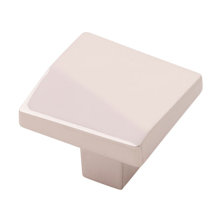 Belwith B077150-14: 1-3/8" Veer Cabinet Knob - Polished Nickel