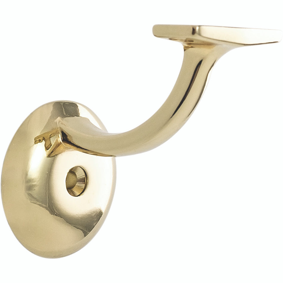 Hickory H078453PB: 3-3/16" Handrail Bracket - Polished Brass