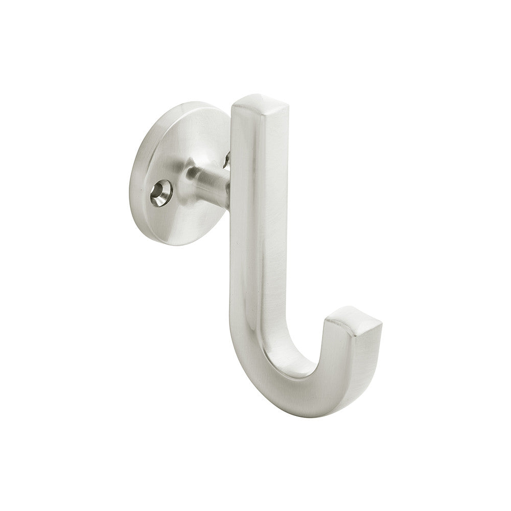 Hickory H077888SN: 3-5/8" Woodward Single Wall Hook - Satin Nickel