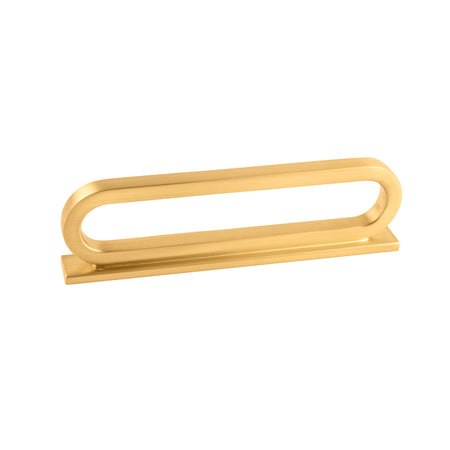 Belwith B078785BGB: 3" & 96mm cc Corsa Cabinet Pull - Brushed Golden Brass