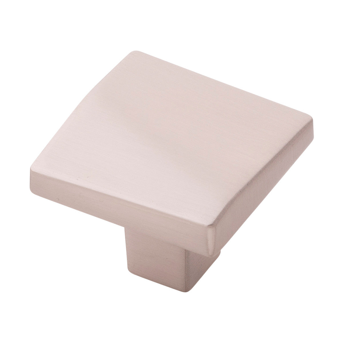 Belwith B077150-SN: 1-3/8" Veer Cabinet Knob - Satin Nickel